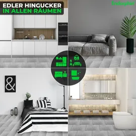 Endorphin Vinylboden selbstklebend in Betonoptik Hellgrau 2,97qm - Hellgrau