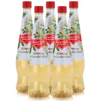 Mautner Getränkesirup Holunderblüte 0,7L - Softdrink, Cocktails (5er Pack)