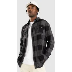 Dravus Travis Flannel Hemd grey / black Gr. S