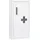 kleankin Medizinschrank-30L x 12B x 60H cm-Weiß - Weiss
