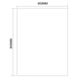 a&n&a aQualine Aqualine Spiegel mit Schnittkante 60x80cm, CU free