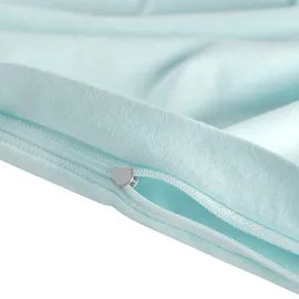 Traumschlaf Kissenbezug Basic Single Jersey 80 x 80 cm Blau