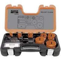 BAHCO BH3834-SET-73-22/68 Lochsägen-Set, 22, mehrfarbig
