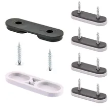 QuickClick Wagner QuickClick® Tandem Kunststoffgleiter Stuhlgleiter 4er-Set zum Anschrauben - 4X Basis + 8X Schraube + 4X Gleitaufsatz austauschbar - Kunststoff Hyper - 39 x 12 mm - Made in DE - 15781800