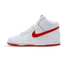 Nike Dunk High White Picante Red – EU38 - US5.5Y