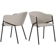 SIT Möbel Armlehnstuhl Polyester beige 2er Set