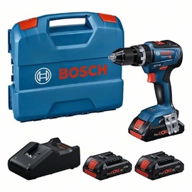 Bosch GSB 18V-55 Professional inkl. 3 x 4 Ah + L-Case 0615A5002V