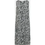 Cecil Midikleid Zebraprint Grün/Mehrfarbig 46