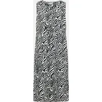 Cecil Midikleid Zebraprint Grün/Mehrfarbig 46