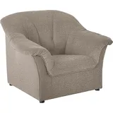 DOMO collection Sessel Pegnitz Polyester 105 x 82 x 82 cm Braun
