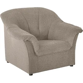 DOMO collection Sessel Pegnitz Polyester 105 x 82 x 82 cm Braun