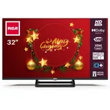 RCA 32 Zoll(80cm) TV Fernseher LED HD Ready Triple Tuner(DVB-T/T2-C-S/S2) HDMI USB CI/CI+ Hotelmodus, USB-Media Player