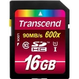 Transcend SDHC Class 10 UHS-I 600x 16 GB