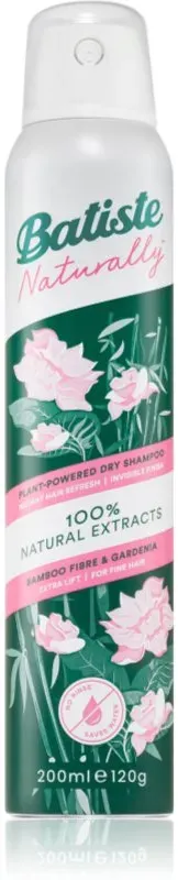 Batiste Naturally Bamboo & Gardenia Trockenshampoo für die Aufnahme von überschüssigen Talg für ein frische Frisur 200 ml