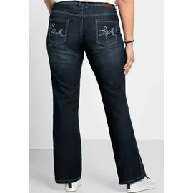 sheego Stretch-Jeans in dark blue denim), | Gr.: 96