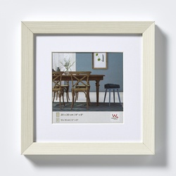 walther + design Fiorito Holz Bilderrahmen 40x40 cm, WEISS