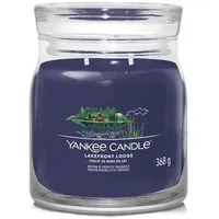 Yankee Candle Lakefront Lodge Duftkerze 368 g blau