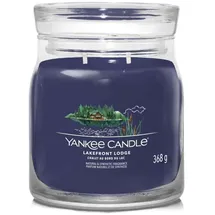 Yankee Candle Lakefront Lodge Duftkerze 368 g blau