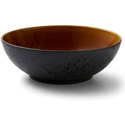 Bitz Salatschüssel Salatschüssel matt black / shiny amber 30 cm bunt