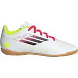 Adidas F50 Club IN J IE3735 - Cloud White / Core Black / Solar Yellow 35.5