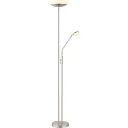 LED-Deckenfluter Ganina Nickelfarben max. 18,5 Watt