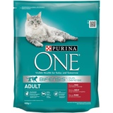 Purina ONE BIFENSIS Adult Katzentrockenfutter: reich an Rind, stärkt Abwehrkräfte, gesunde Knochen, Zähne, Harnwege I ab 1 Jahr I 8er Pack (8 x 800 g)