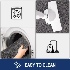 FCSDETAIL Schmutzfangmatte 50x80cm waschbar rutschfest