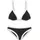 VENICE BEACH Triangel-Bikini Damen Schwarz/Weiß 40 Cup C/D