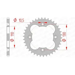 AFAM Standard-Stahlkrone 10318 - 520