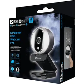 Sandberg USB Webcam Pro Silber/Weiß