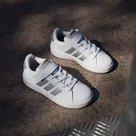 adidas Grand Court 3.0 Kinder Cloud White/Silver Metallic 30,5