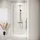 Badplaats Florida Walk-In-Dusche 100 x 200 cm Silber Sicherheitsglas