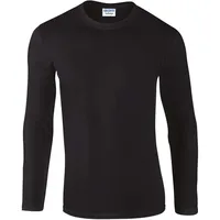 Gildan Herren Softstyle langarm T-Shirt \64400\" black M"