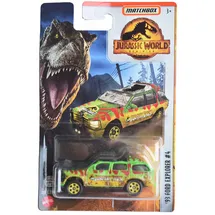 Jurassic World Matchbox Jurassic World Fahrzeuge 23 cm, rot/mehrfarbig