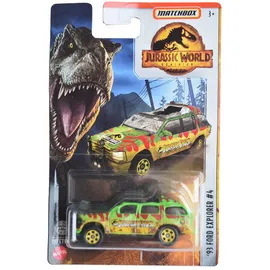 Jurassic World Matchbox Jurassic World Fahrzeuge 23 cm, rot/mehrfarbig