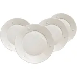 La Rochère Biene Abeille Speiseteller 27 cm Ecru 4er Set