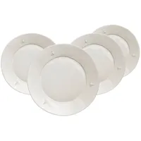 La Rochère Biene Abeille Speiseteller 27 cm Ecru 4er Set