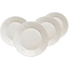 La Rochère Biene Abeille Speiseteller 27 cm Ecru 4er Set