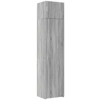 VidaXL Hochschrank Schmal Grau Sonoma 50x42,5x225 cm Holzwerkstoff