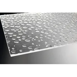 Breuer Fara 4 90 cm Kunstglas Perle Profilfarbe silber matt