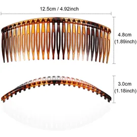 Boao 4er Packung Großer Glatter Tort-Kamm Set 12,5cm