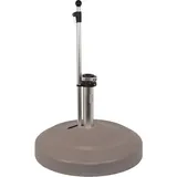 Liro Sonnenschirmständer Midi 60 kg, rund Kunststoff Grau Graphit
