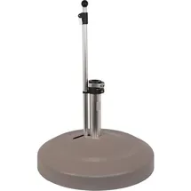 Liro Sonnenschirmständer Midi 60 kg, rund Kunststoff Grau Graphit