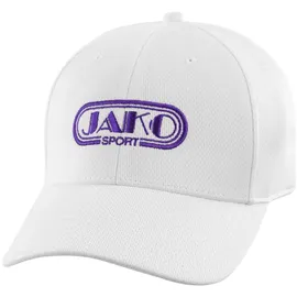 Jako Malle Cap Basic weiß/lila Senior