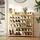 Homcom Schuhregal 101 x 100 x 30 cm mit Schublade aus Bambus / beige