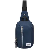 American Tourister Brightup Sling Bag Zip Navy dunkelblau -