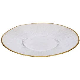 Home Styling Collection Home & styling collection Teller DATURA, mit goldener Umrandung