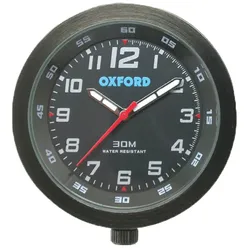 Oxford Analogue Motorraduhr, schwarz für Männer