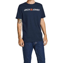 JACK & JONES Corp Logo 3 Pack Kurzarm-T-Shirt White / Pack 1 Black / 1 Navy Blazer / 1 White S