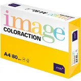 Antalis Image Coloraction Sevilla - farbiges Kopierpapier - DIN A4, 210 x 297 mm, 80 g/m2 - buntes, holzfreies Druckerpapier für Kopierer - 500 Blatt - Sonnengelb